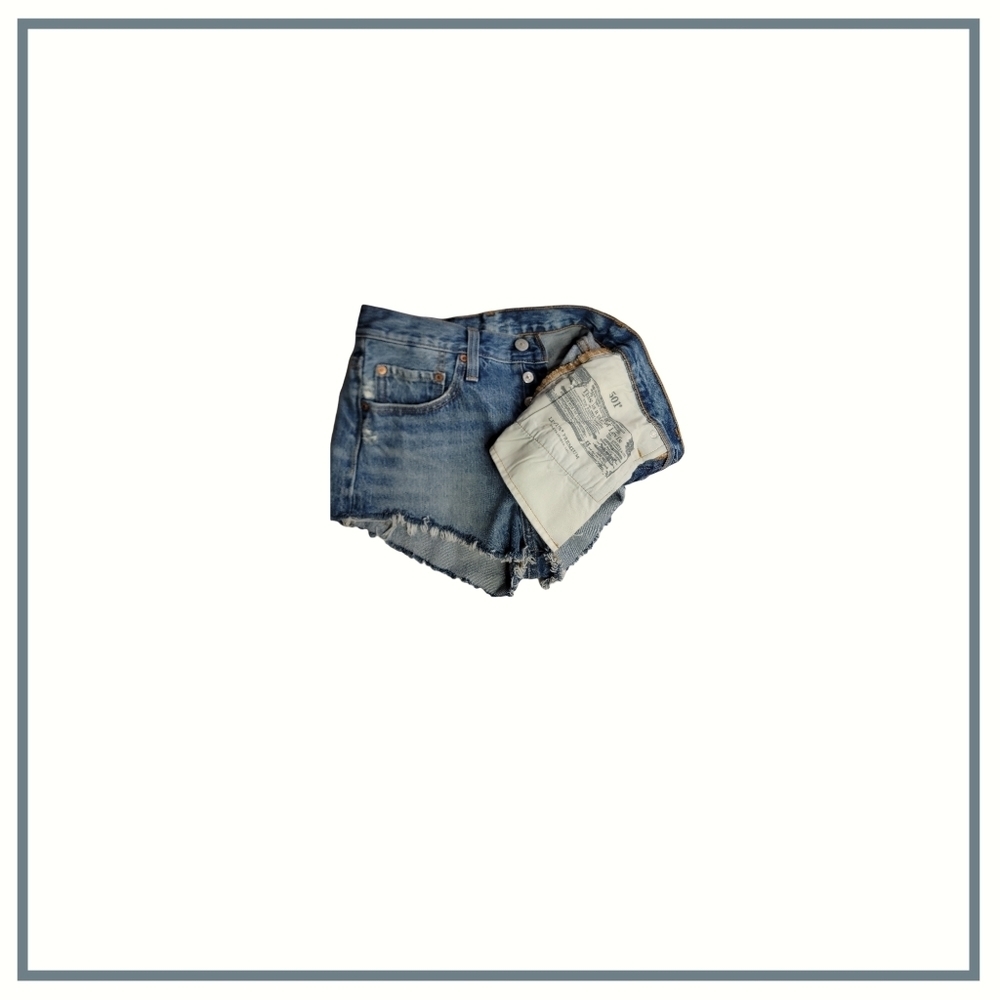 Levi's 501 mid-rise cutoff shorts button fly sz26